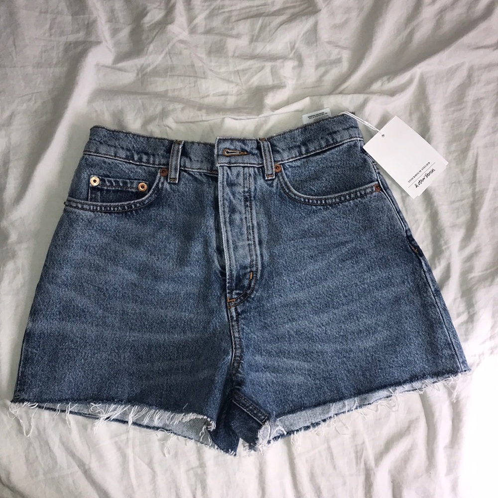 & Other Stories Jean Shorts NEW